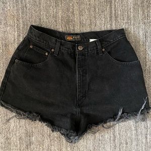 Distressed Jean Shorts